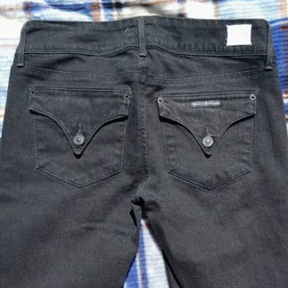 Hudson Jeans - Collin Skinny Style - Black Jeans - Size 26 - Picture 4 of 8